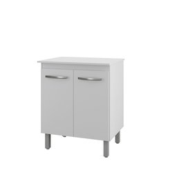 Balcão Multiuso para Cozinha Serena 2 Portas Branco - 2