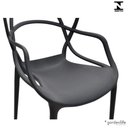 Ver imagem 5 de Kit 2 Cadeiras Monobloco Allegra Preta