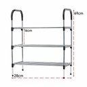 Ver imagem 7 de Sapateira Rack Organizador Sapatos Tenis Calçados Prateleiras 3 Andares Desmontavel Multiuso