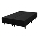 Ver imagem 1 de Base Cama Box Queen Reforçada 158x198x40cm Preto Madeira Maciça Eucalipto Suporta 120kg por Pessoa