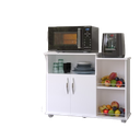 Ver imagem 2 de Armário Balcão Bebedouro e Microondas 2 Portas ClickForte Armário Fruteira Branco