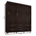 Ver imagem 5 de Guarda-Roupa Casal 37020 Café/Baunilha Araplac