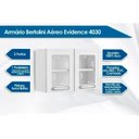 Ver imagem 3 de Módulo Cozinha Bertolini Evidence Armário 7006 2 Portas c/Vidro Branco