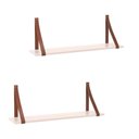 Ver imagem 1 de Kit 2 Prateleiras Gold Rose - Matic