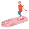 Tapete Pula Corda Absorção de Choque Yoga Antiderrapante Profissional Exercício Silencioso Ginástica - 1