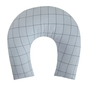 Almofada Amamentação Bebê 100% Algodão Percal 200 Fios Moderninhos:grid