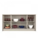 Ver imagem 2 de Buffet Aparador de Sala de Jantar 4 Portas Lia Bege/Off White