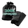 Saco de Lixo 200 Litros Reforçado Boca Larga Preto - 5kg - 3