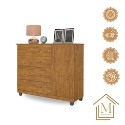 Comoda Prata Cor:ipe Mizza Decor - Armário para Quarto - 6