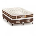 Ver imagem 1 de Cama Box + Colchão Castor Queen Silver Star Air Double Face Hibrido 158x198x61cm
