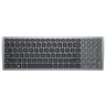 Teclado sem Fio Dell Kb740 - Bluetooth ou Receptor Usb - Abnt2 - Compacto - Cinza - 1