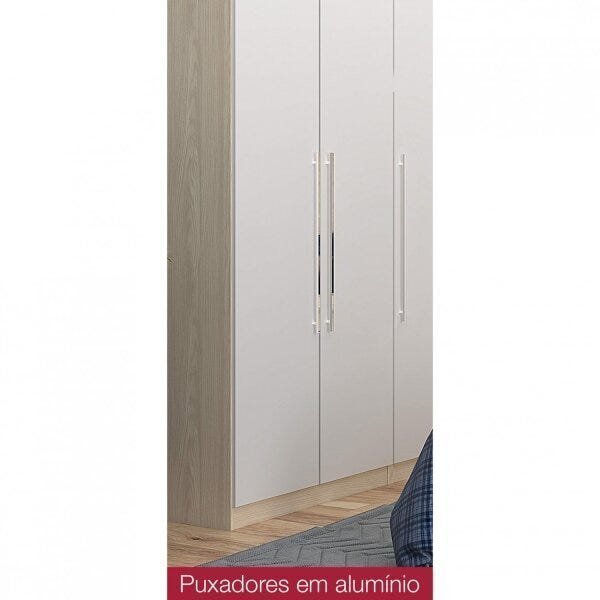 Quarto Modulado Solteiro 6 Peças Safira Espresso Móveis - 7