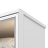 Guarda-roupa Casal Solaris 6 Portas com Vidro Fumê Branco - 9