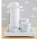 Ver imagem 1 de Kit Higiene Porcelana + Bandeja + Termica 500ml