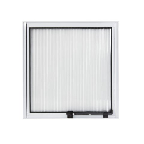 Janelinha Banheiro Vitro Max Ar 60x60 Alumínio Branco