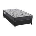Ver imagem 1 de Cama Box Solteiro: Colchão Espuma D33 Ortobom /EP ISO 100 Ultra Firme + Base CRC Suede Gray(78x188)