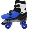 Patins Infantil Clássico Quad 4 Rodas Roller de Rua Masculino Azul Importway BW-016-AZ - 31 - 3