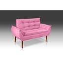 Ver imagem 1 de Namoradeira Opala Suede Rose- Rv Decora