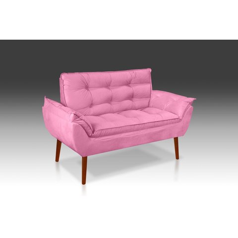 Namoradeira Opala Suede Rose- Rv Decora