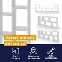 Ver imagem 6 de Rack para TVs até 50 Polegadas e Estante Multiuso Arara CabeCasa MadeiraOriginals