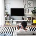 Ver imagem 3 de Rack para TVs até 50 Polegadas e Estante Multiuso Arara CabeCasa MadeiraOriginals