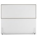 Ver imagem 6 de Cabeceira Box Casal King Com Tachas 195 cm Vicenza L02 Facto Branco - Lyam Decor