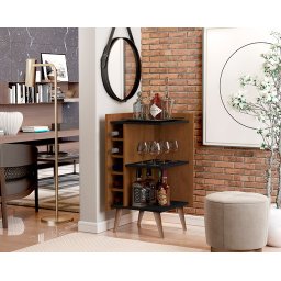 Adega de Canto Malbec Cor Caramelo / Preto - 1