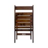 Conjunto Mesa Bar 60x60cm com 4 Cadeiras Dobrável Imbuia / Liso - 6