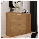 Ver imagem 2 de Cômoda Sapateira 1 Porta 4 Gavetas Palacius Caemmun