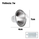 Ver imagem 2 de Lâmpada Spot Led Embutido Ar70 Cob 7w Ip40 4000k
