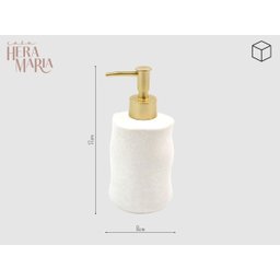 Dispenser Porta Sabonete Líquido Alcool Gel Lavado Cerâmica - 8