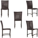 Ver imagem 3 de Mesa Ascoli 120 Cm com 6 Cadeiras Cannes de Alumínio Trama Marrom