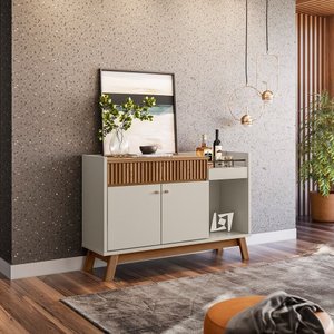 Buffet Lucca Amendoa Com Off White Linea Brasil