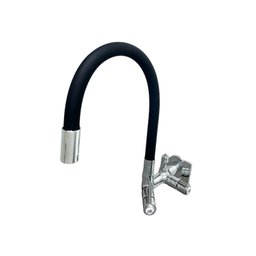 Torneira Flexivel de Mesa Samer Metais com Saída para Purificador de Agua 1/4 Tubo Preto 5/8 - 3