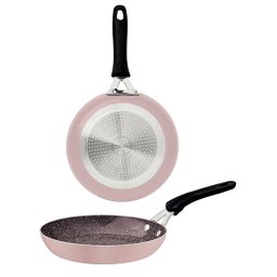 Frigideira Tunis 24cm 1,6l Fogão Indução Tramontina Cerâmica Antiaderente:rosa - 1