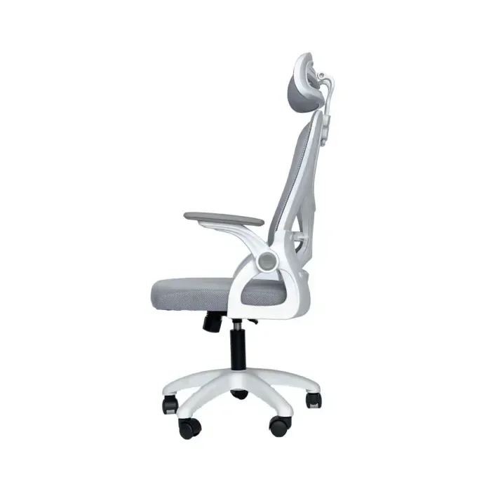 Ver imagem 4 de Cadeira de Escritório Ergonômica Giratória Office Presidente Columbus com Tela Mesh:cinza