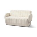 Ver imagem 2 de Sofá 2 Lugares Decorativo 148cm Túlio Madeira Bouclê K01 - D’Rossi