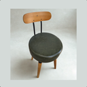 Ver imagem 5 de 2u Banqueta Baixa Madeira Encosto Bancada Cozinha Premium Pé Palito Corissimo Verdemilitar