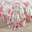 Ver imagem 3 de Colcha Casal Babado Laila 3 Peças Estampa 02