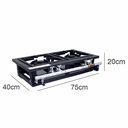 Ver imagem 2 de Fogão Industrial 2 bocas Duplo Baixa Pressão P5 Compact Mesa