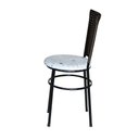 Ver imagem 4 de 6 Cadeiras para Mesa Preta Hawai Marrom Assento Floral Cor:floral Areia