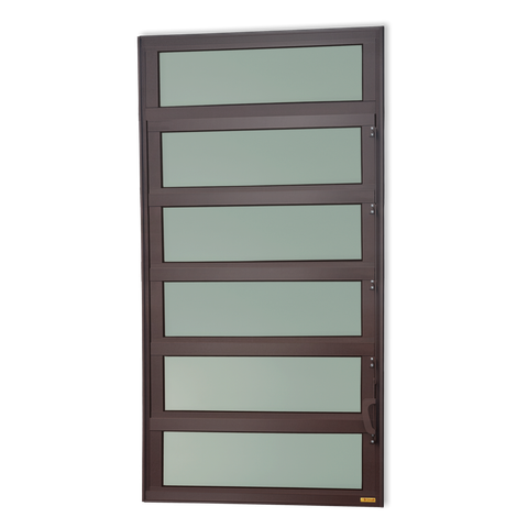 Basculante Alumínio 120 x 100 Elite V.Boreal Marrom Corten Brimak