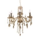 Ver imagem 1 de Lustre de Cristal Candelabro 8 braços Âmbar E14