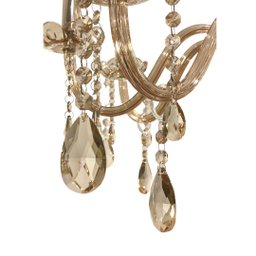 Lustre de Cristal Candelabro 8 braços Âmbar E14 - 3