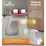 Trava Porta Magnético com Imã Fixador Prendedor Cromado - 2