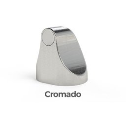 Trava Porta Magnético com Imã Fixador Prendedor Cromado - 3