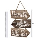 Ver imagem 4 de Placa Indicativa para Decoração Casal Amor Quarto Frases