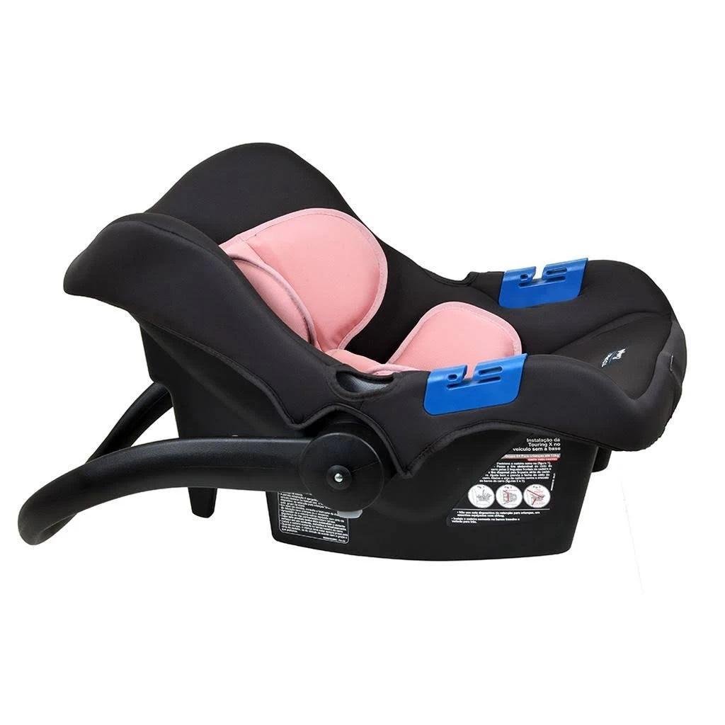 Bebê Conforto Touring X Rosa Cz com Base Burigotto - 3