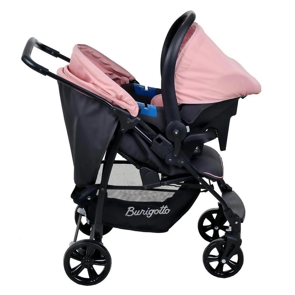 Bebê Conforto Touring X Rosa Cz com Base Burigotto - 6