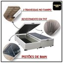Ver imagem 5 de Cama Queen Box Baú Bi-partida 79 Blindada - Linhão - Turim Marrom